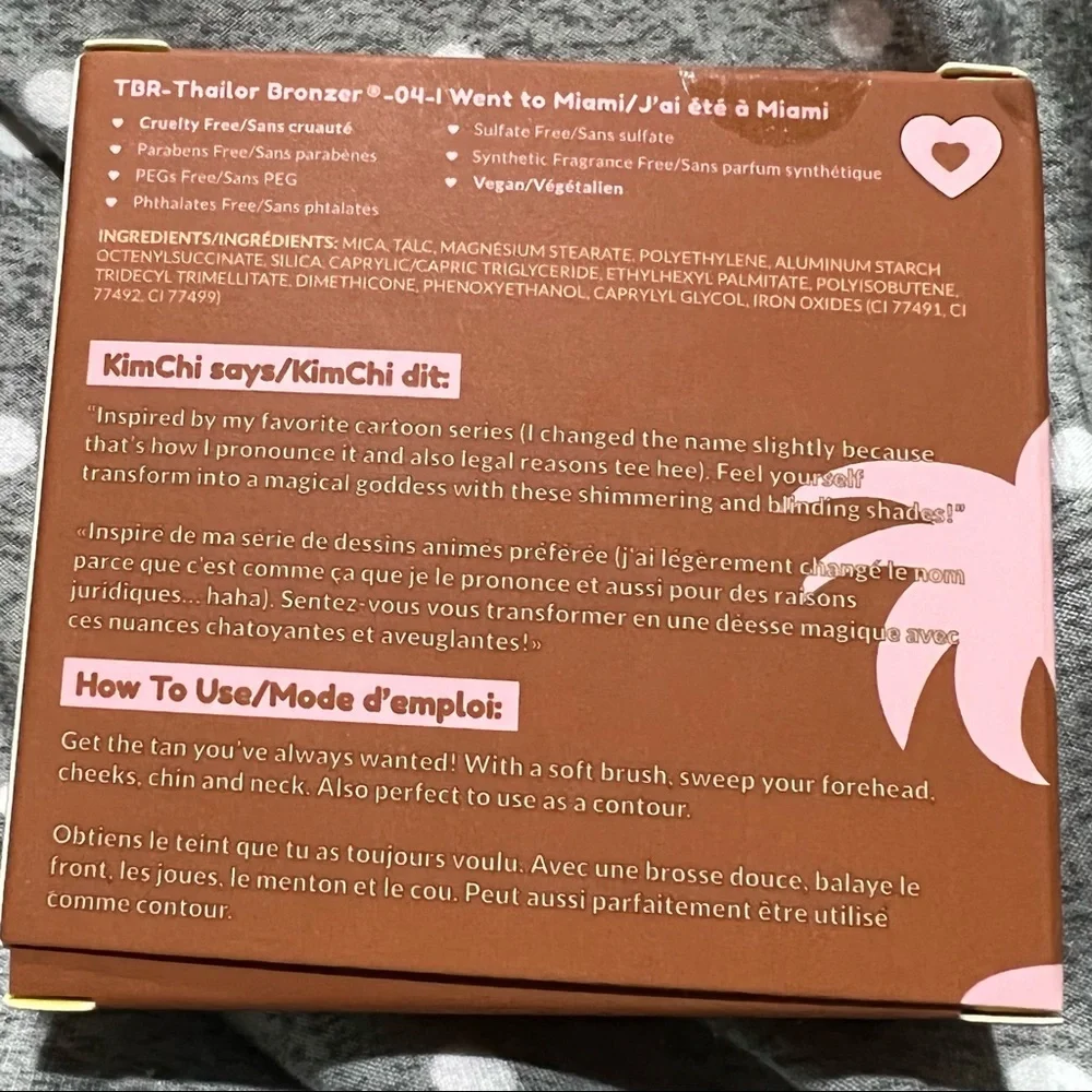 KimChi Beauty Thailor Bronzer in 04 I Went To Miami